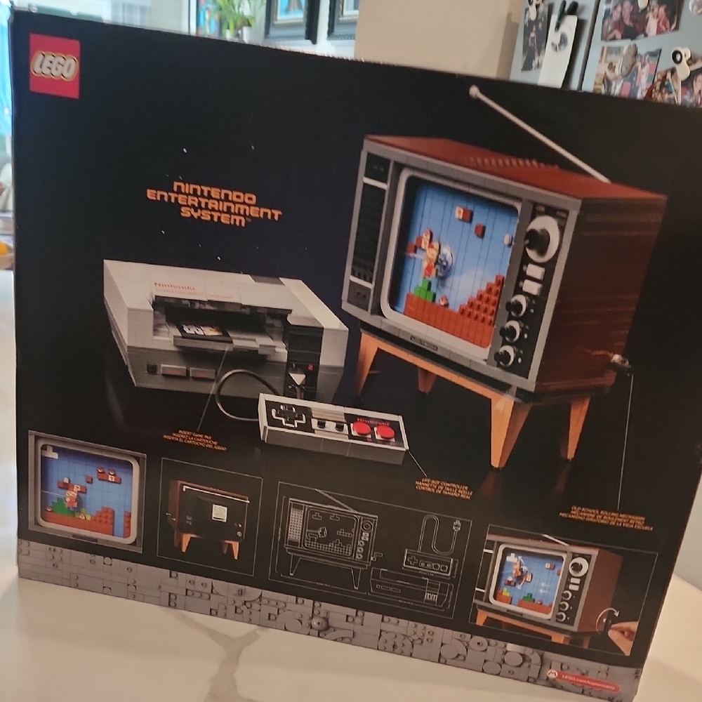 LEGO Black and Gray NES Console NEW